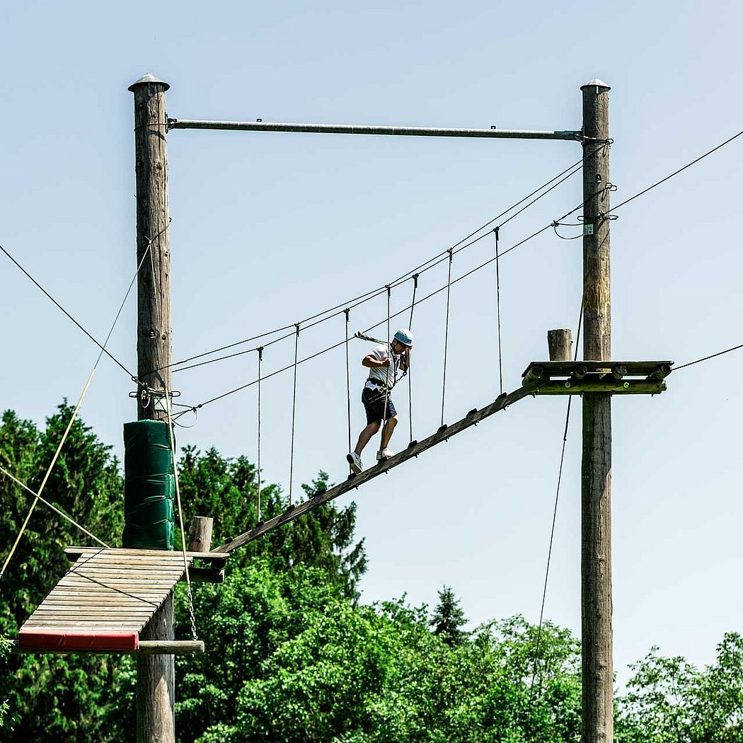 Rennsteig-Fox Flying-Fox Kletterwald Hochseilgarten Inselsberg F