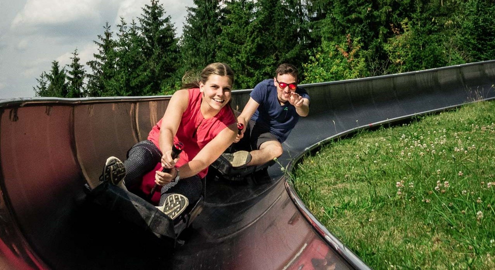 Sommerrodelbahn Wie-Flyer Inselsberg Funpark Freizeitpark Thüri